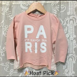 Lú Lú girl’s París Rue Royale No 3 lined lace top